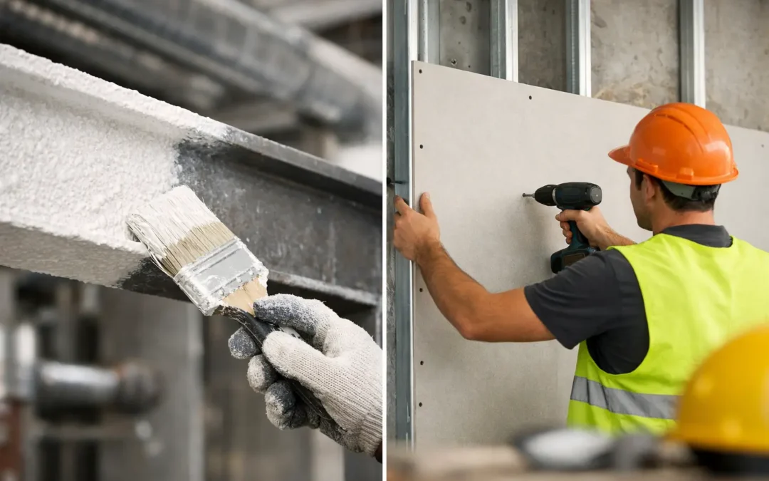 Intumescent Paint Versus Boarding for Fire Safety