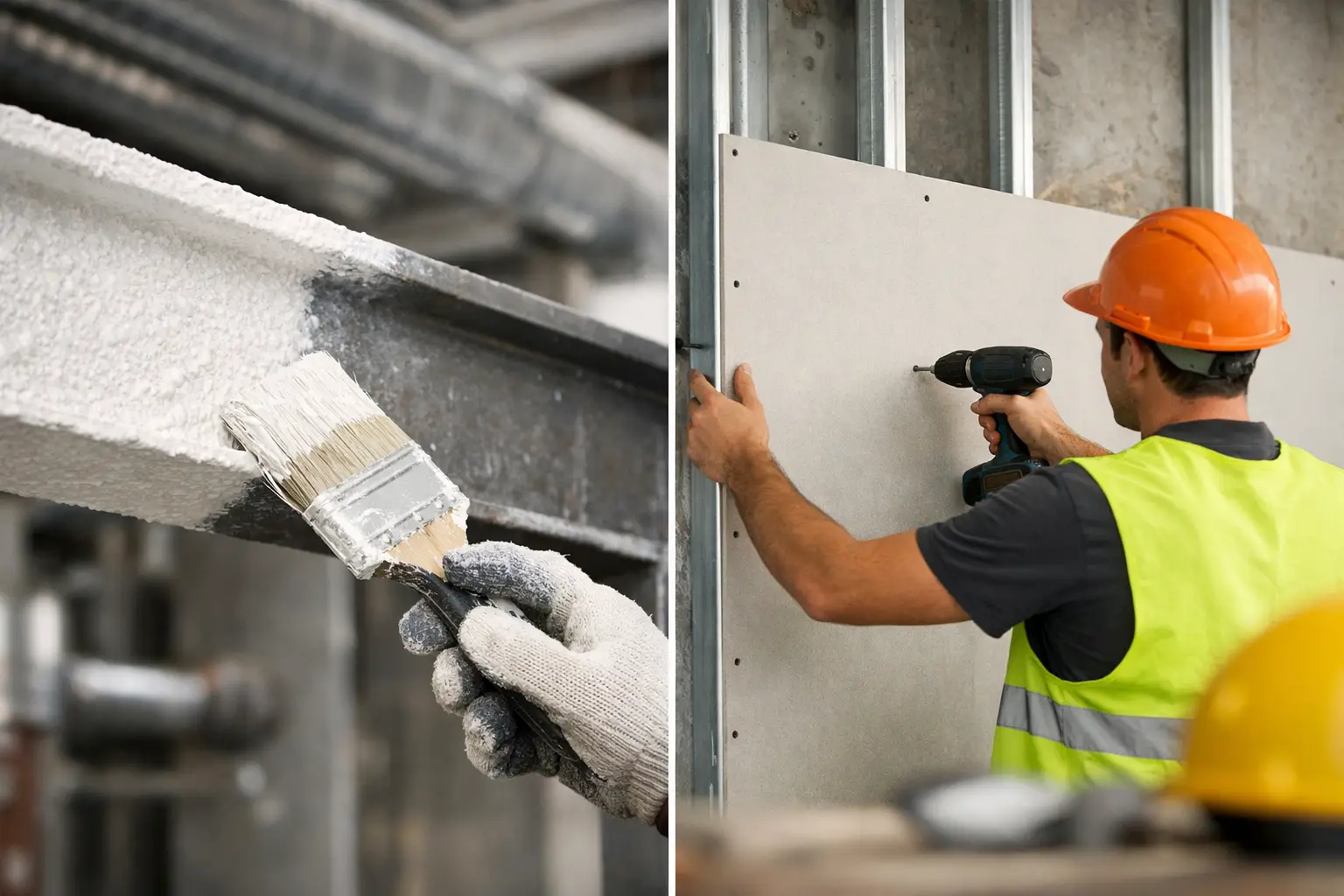 Intumescent Paint Versus Boarding for Fire Safety